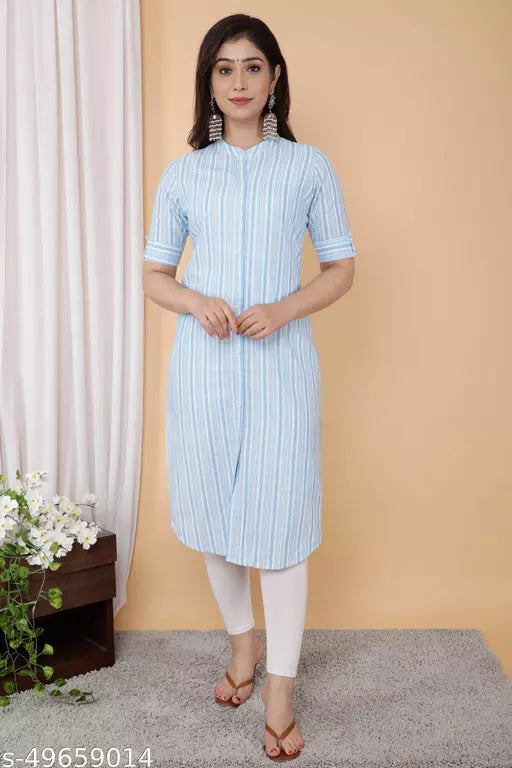 Women Cotton Kurti - Cotton kurti with Pocket 