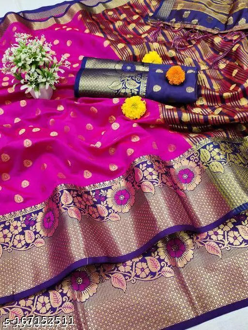 ASHRUTI GORGEOUS FANCY JACQUARD SAREE