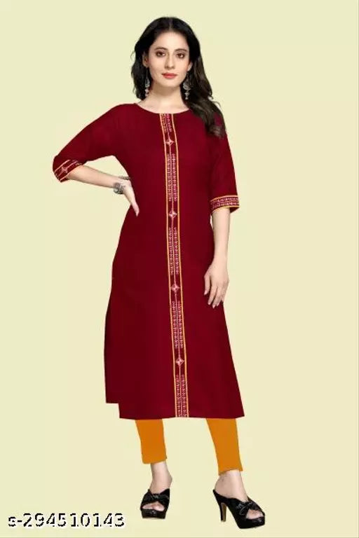 QVAZOR Stylish Fancy Trendy Kurti For Women For Party Wedding Festival Functions