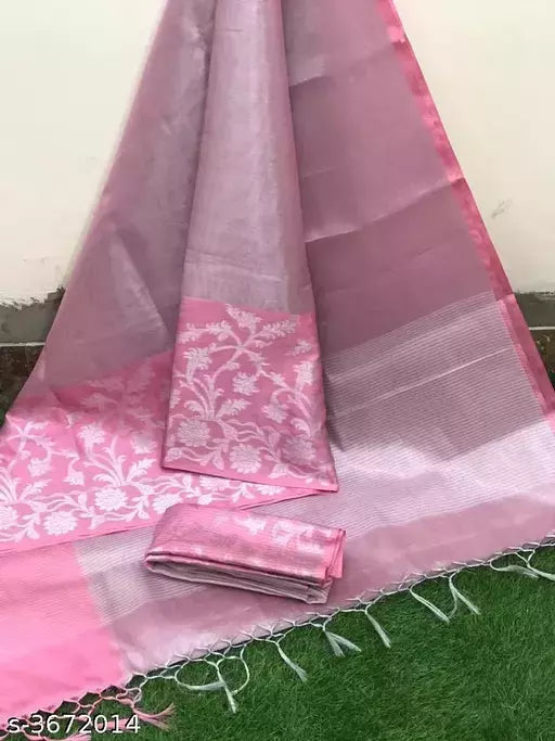 Banarasi Linen Tissue Silk Saree