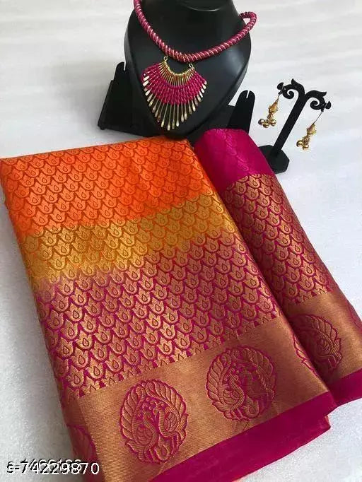 Emboss Silk Saree