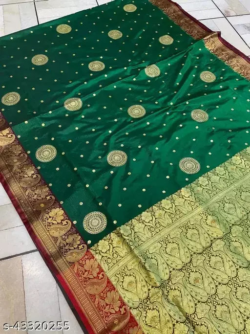 Embroided Satin Silk Saree