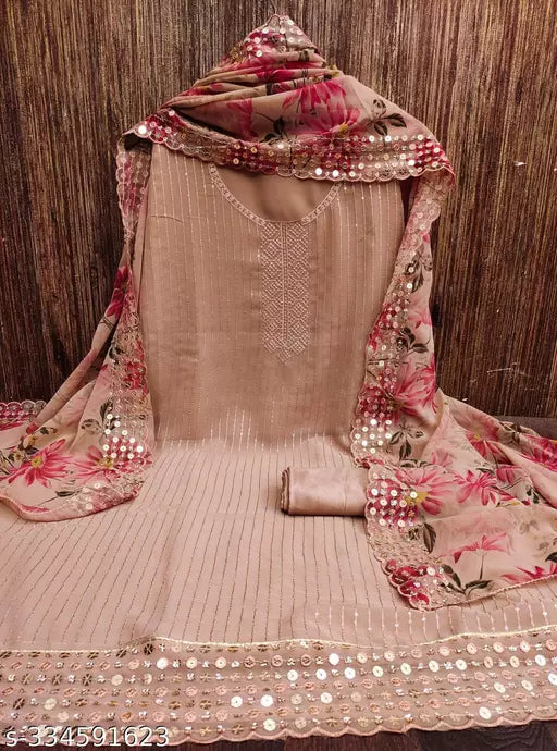 HEAVY GEORGETTE  LADIES SUIT