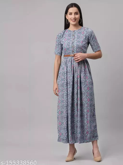 BELT FLORAL PRINT Gowns
