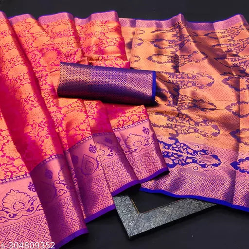 Morpich Fashion  Top Dyed  Banglory Silk Saree