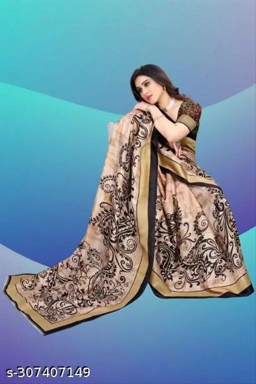 LIGHT WEIGHT LEHARIYA DESIGNER BEST PRICE ( KHADI -ART SILK MIX MATERIAL) SKIN FRIENDLY SAREE WITH UNSTICHED BLOUSE