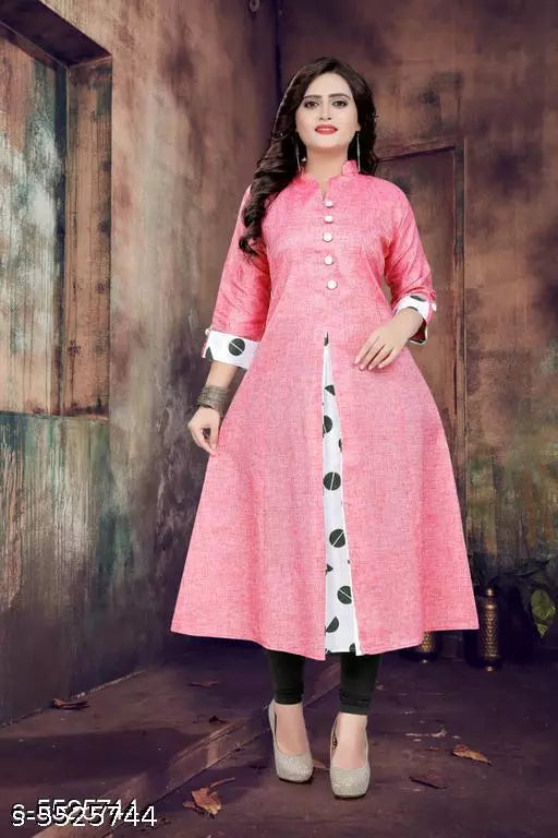 Women's Printed Khadi Cotton Kurti