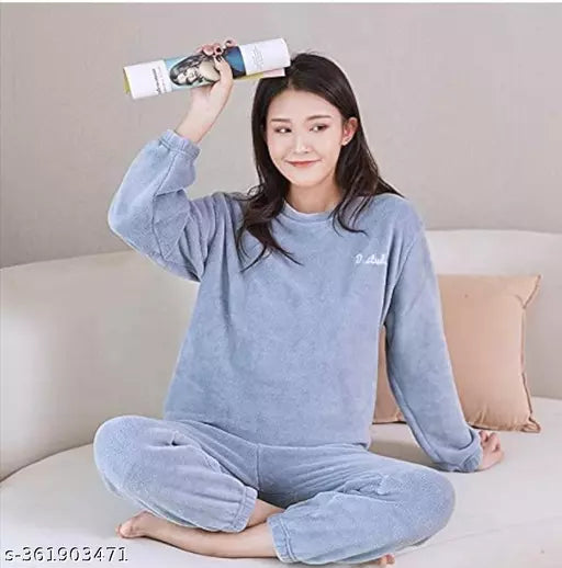 D studio winter wear for women blue