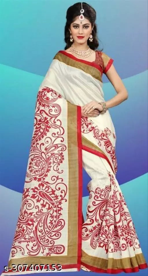 LIGHT WEIGHT LEHARIYA DESIGNER BEST PRICE ( KHADI -ART SILK MIX MATERIAL) SKIN FRIENDLY SAREE WITH UNSTICHED BLOUSE