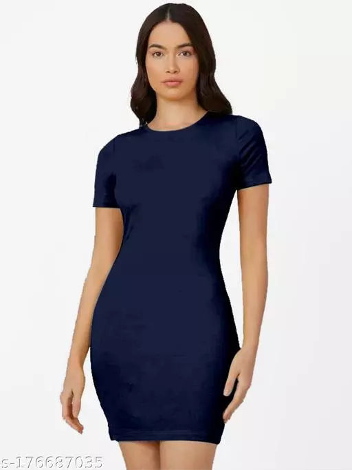 One Piece Nevy Blue Dress For Woman