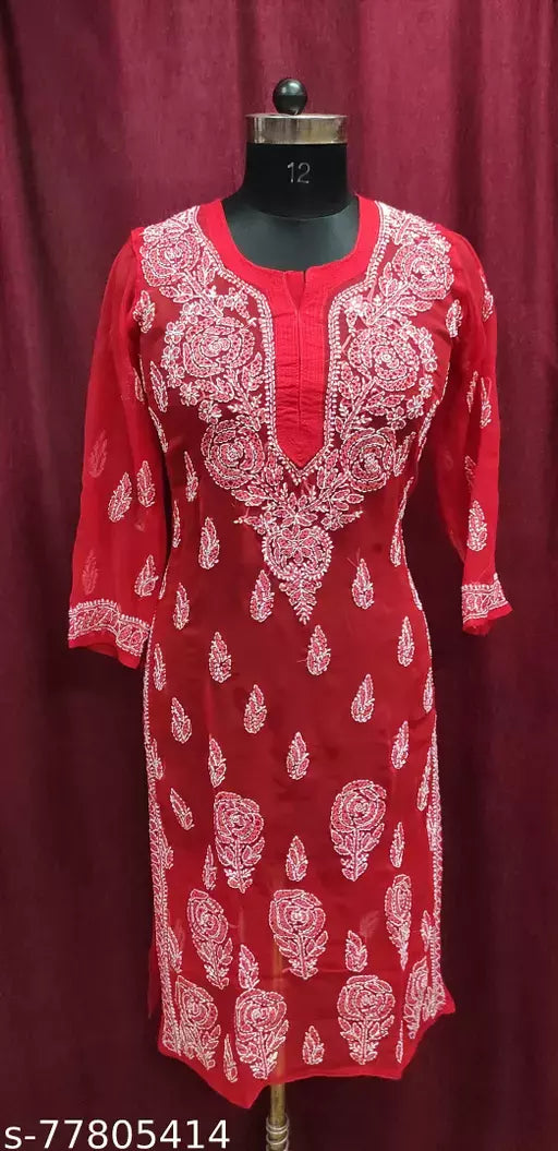 RoseDaaman Chiffon Kurti.