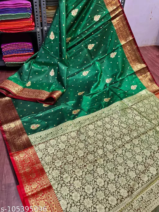 Embroided Satin Silk Saree