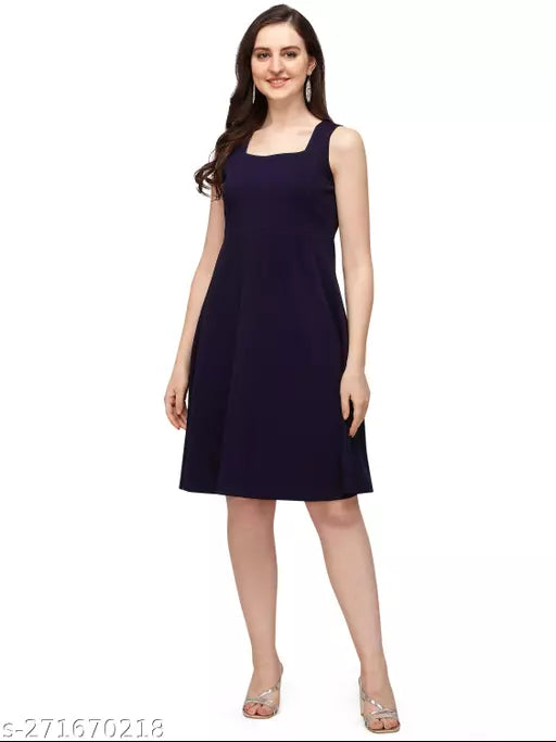 Bodycon N.Blue Dresses For Woman