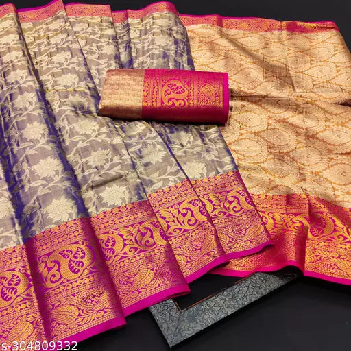 Morpich Fashion  Top Dyed  Banglory Silk Saree