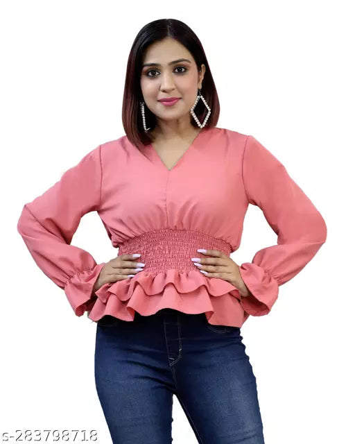 Classy Feminine Women Tops & Tunics