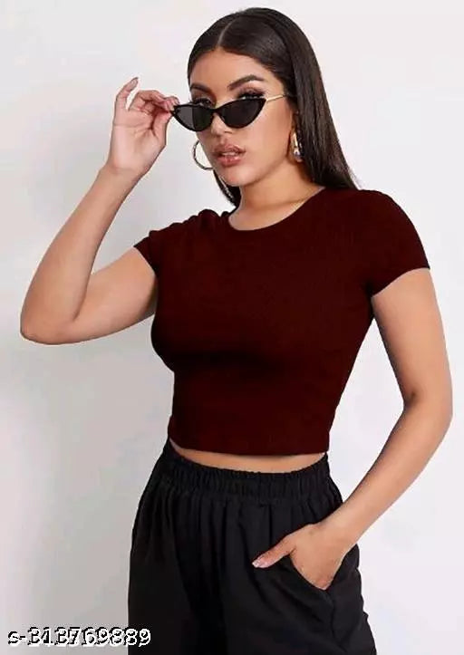 Summer special cotton crop tops