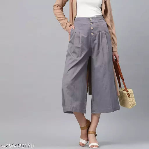 STYLISH COTTON FABRIC COTTON CULLOTTE                                                                      M  32\34              L    36\38              XL       40\42