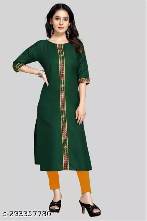 QVAZOR Stylish Fancy Trendy Kurti For Women For Party Wedding Festival Functions