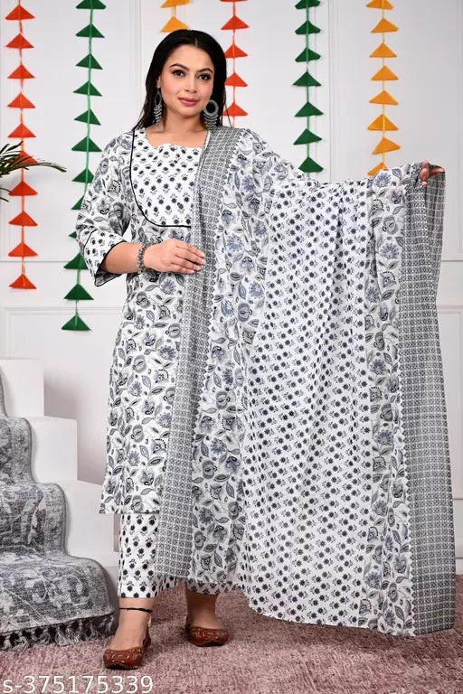 Swasti Woman Kurta set- Cotton kurta set