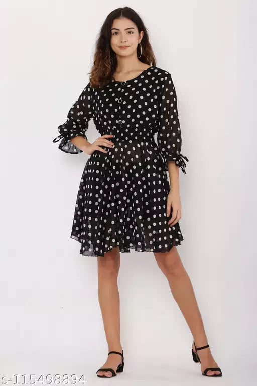 WOMEN BLACK DRESS