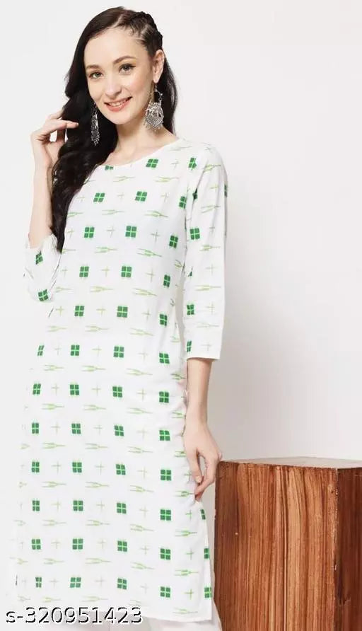 Mialo fashion straight cotton kurta.