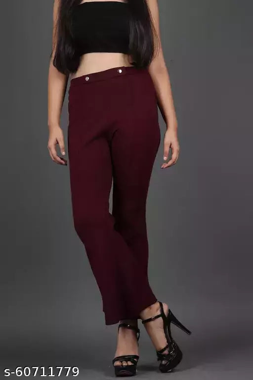 Trendy Stylish Wide Leg Pant For Women