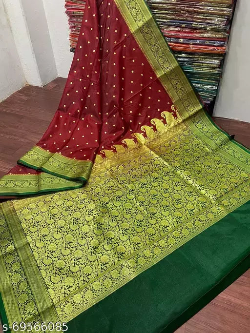 Banarasi Handloom Katan Silk Saree