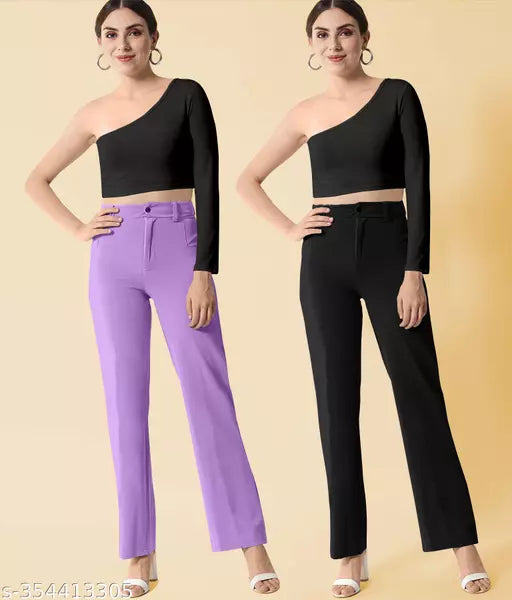 Comfy Partywear Women Women Trousers
