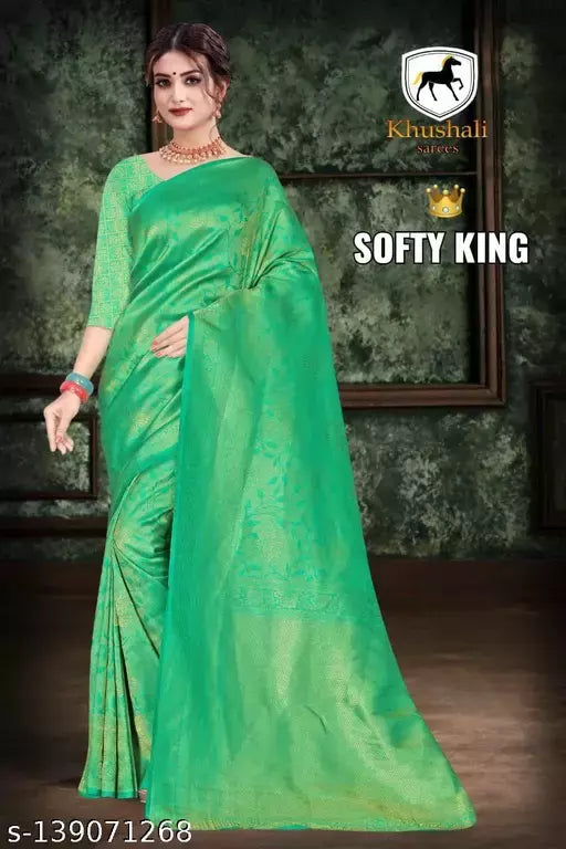 SOFTY KING BANASARI SILK SAREE