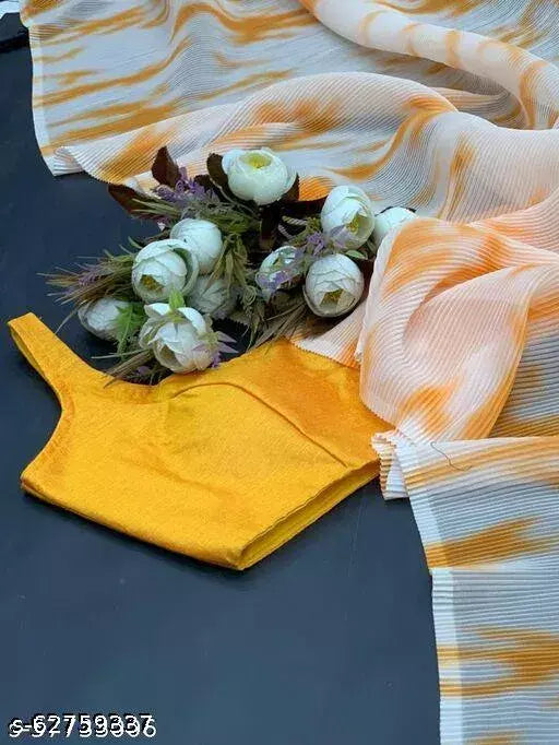 DIGITAL PRINTED GEORGETTE SHIBORI SAREE