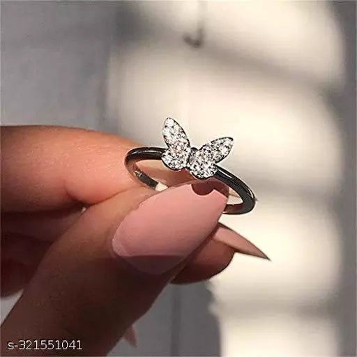 Chic Elegance: Adjustable Artificial Rings Collection for Women & Girls - Affordable Luxury in Every Design