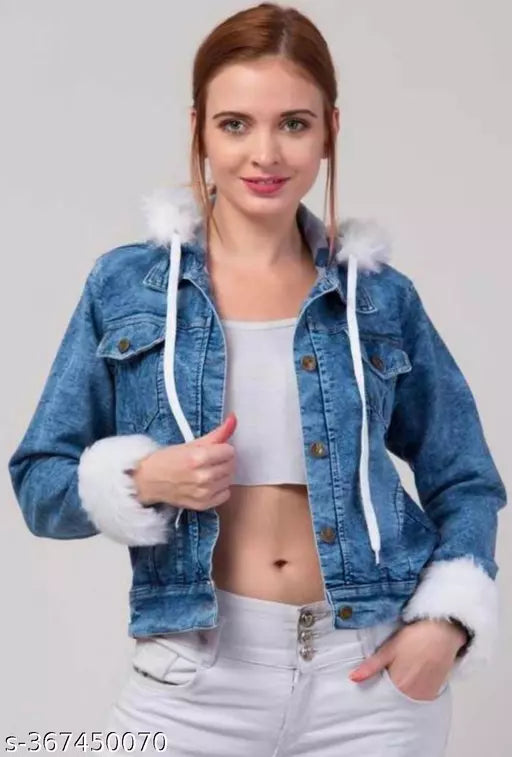 Dhool wash fur jacket