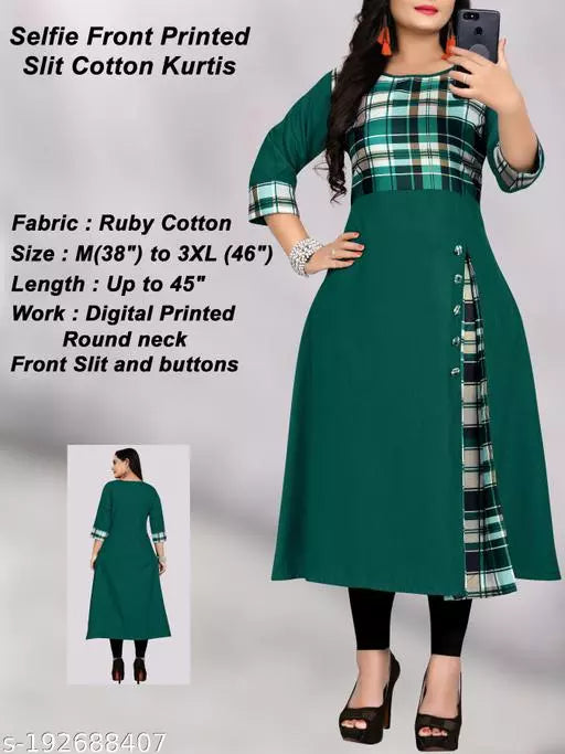 New Cotton Flared Kurtis