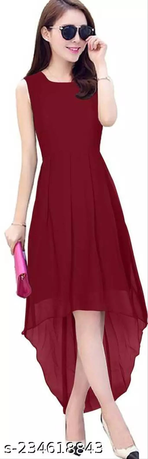 Womens Georgette Western Dress