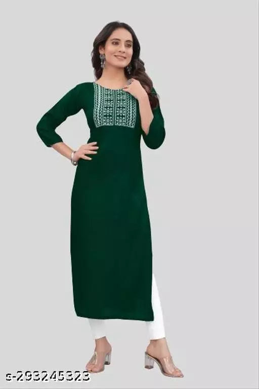 QVAZOR Stylish Fancy Trendy Kurti For Women For Party Wedding Festival Functions