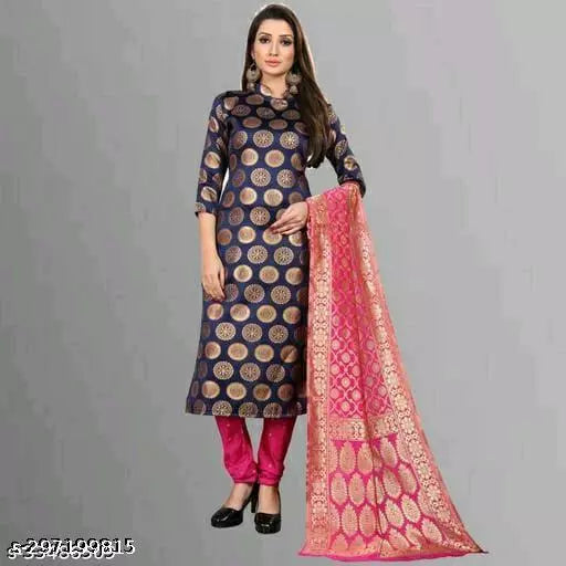SUIT+RANI SARKARI-RANI BUTTI-NB GOLA TOP