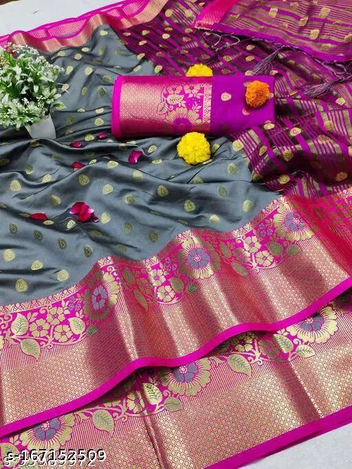 ASHRUTI GORGEOUS FANCY JACQUARD SAREE