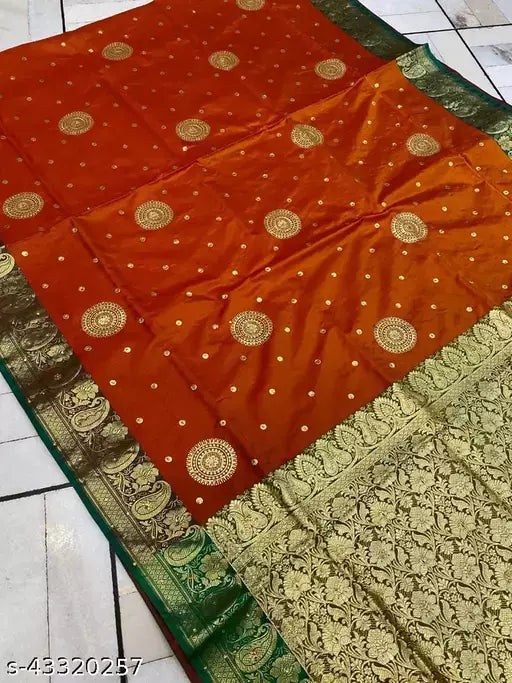 Embroided Satin Silk Saree