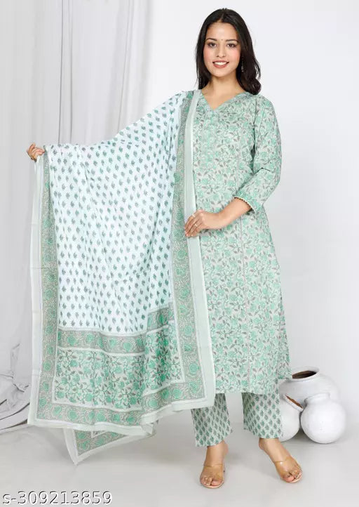 Swasti Woman Kurta set- Cotton kurta set