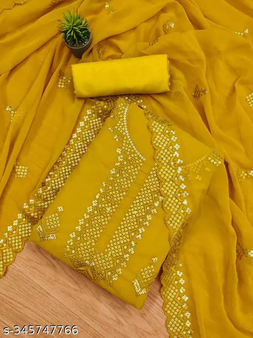 Georgette Dress Material For Womens