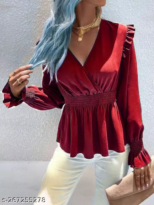 Fancy Feminine Women Tops & Tunics