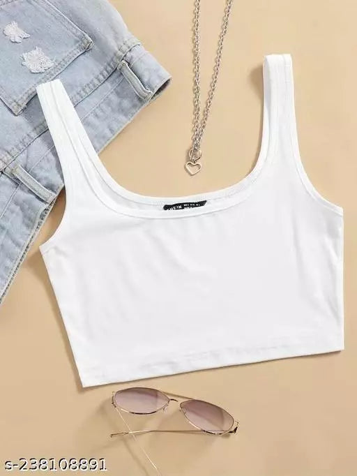 Women Cut Sleeves Tank Top Women Cut Sleeves Crop Top