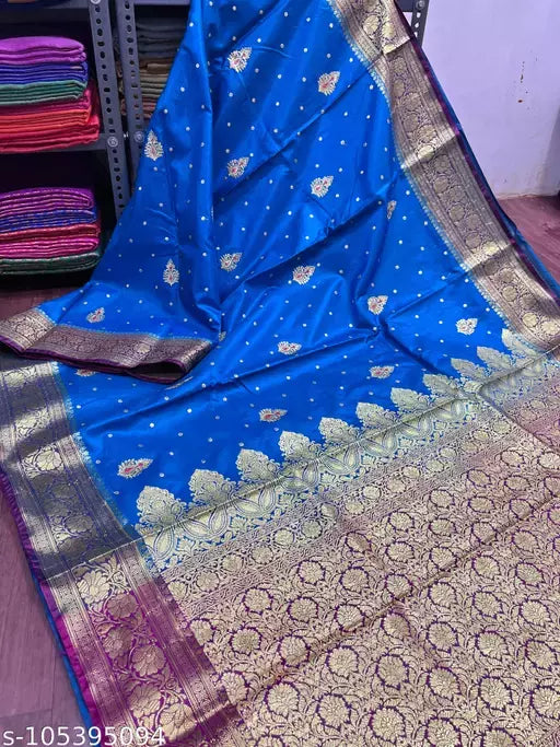Embroided Satin Silk Saree