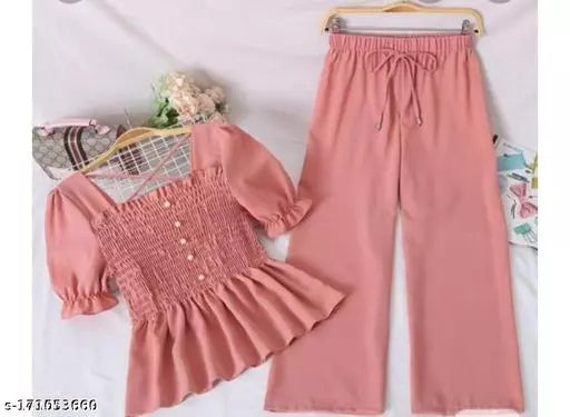 Trendy Stylish Women Top & Bottom Set
