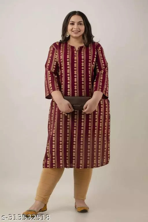 Stylish and Comfortable Plus-Size Kurti for Women