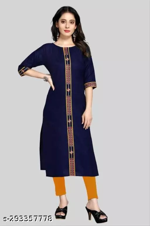 QVAZOR Stylish Fancy Trendy Kurti For Women For Party Wedding Festival Functions