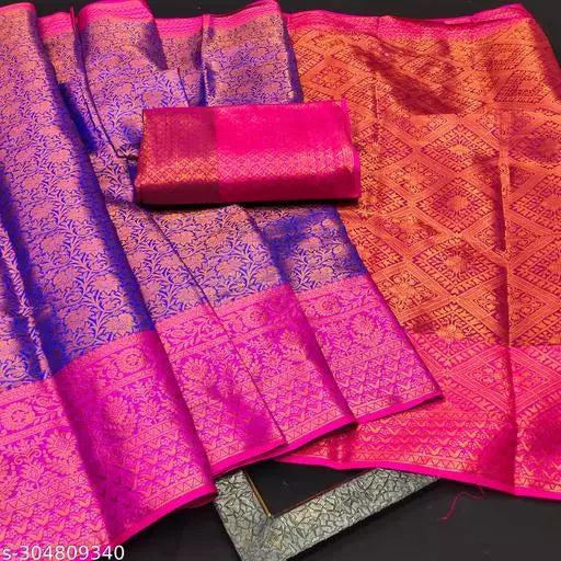 Morpich Fashion  Top Dyed  Banglory Silk Saree