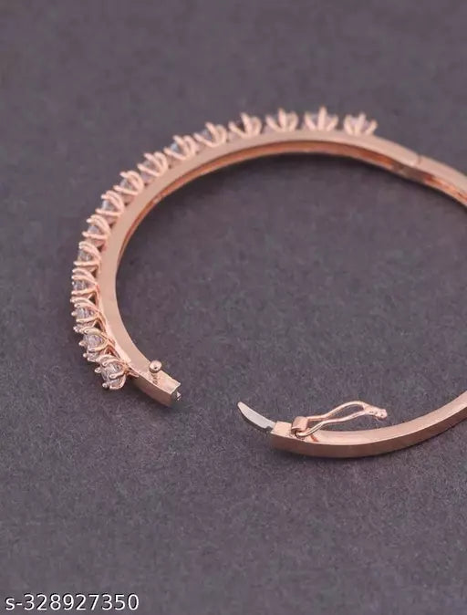 Feminine Fancy Oxidised Rose Gold Bracelet & Bangles for women ladies