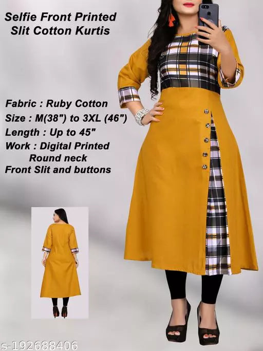 New Cotton Flared Kurtis