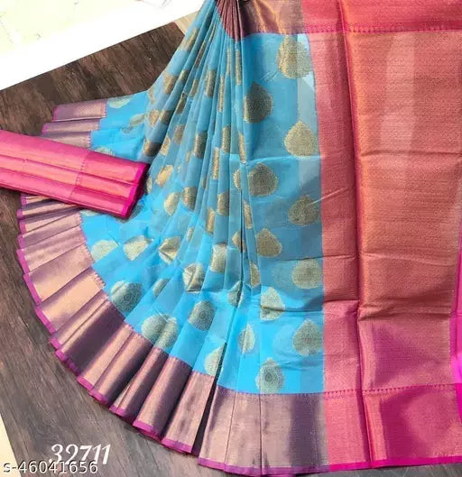 Banarasi Soft Silk Zari Boota Saree